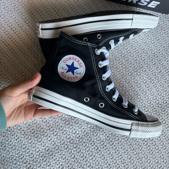 Converse | Shoes | Converse Girls Chuck Taylor All Star High  Kids Black hello kitty converse